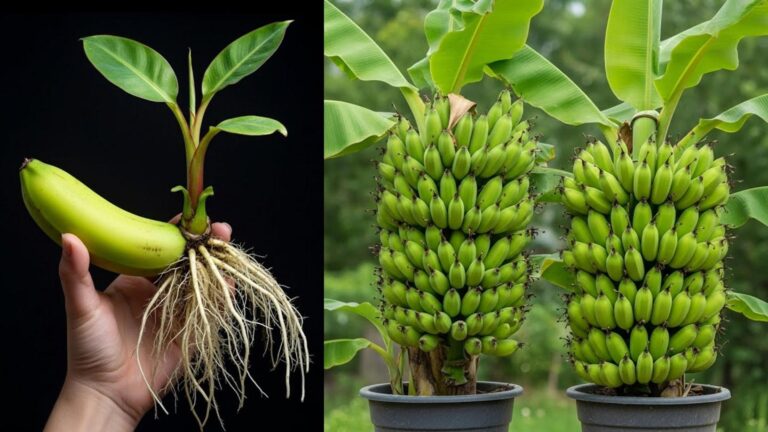 Questo semplice gesto trasformerà il tuo balcone in un paradiso di banane…