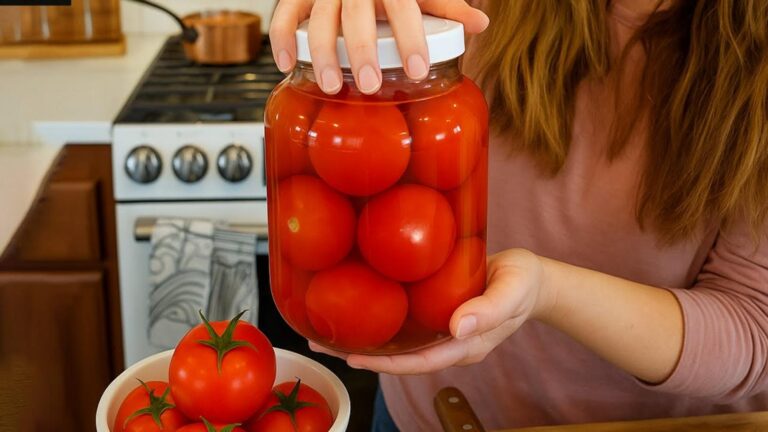 Questo semplice gesto ti permetterà di conservare i pomodori per un anno…