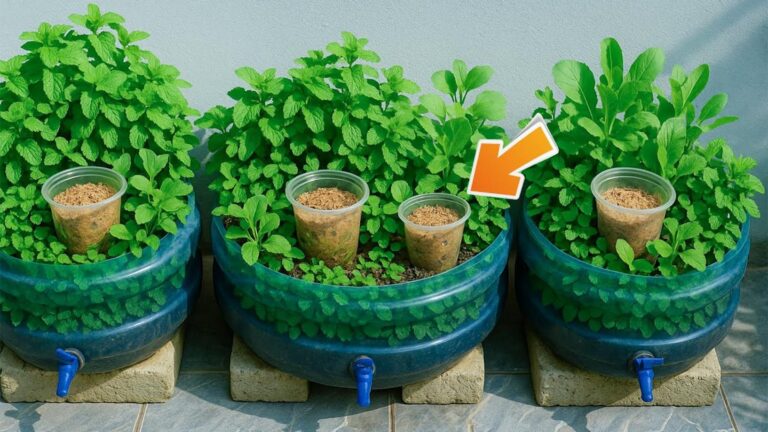 Questo semplice gesto trasforma la tua menta in una pianta rigogliosa… scopri come!