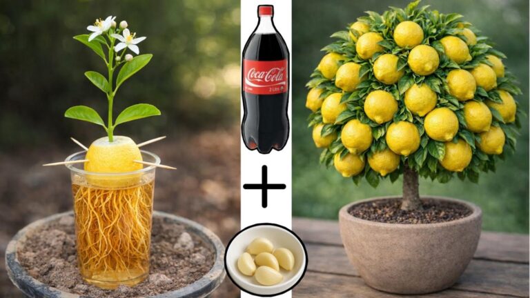 Questo metodo semplice trasforma un limone in una pianta rigogliosa… scopri come!