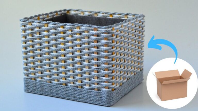 Questo semplice gesto trasforma una scatola in un elegante organizer per cavi…