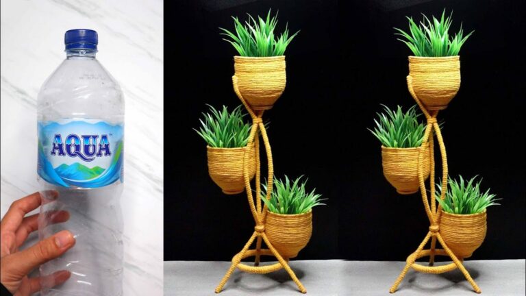 Questo semplice gesto trasforma le bottiglie di plastica in vasi sorprendenti…