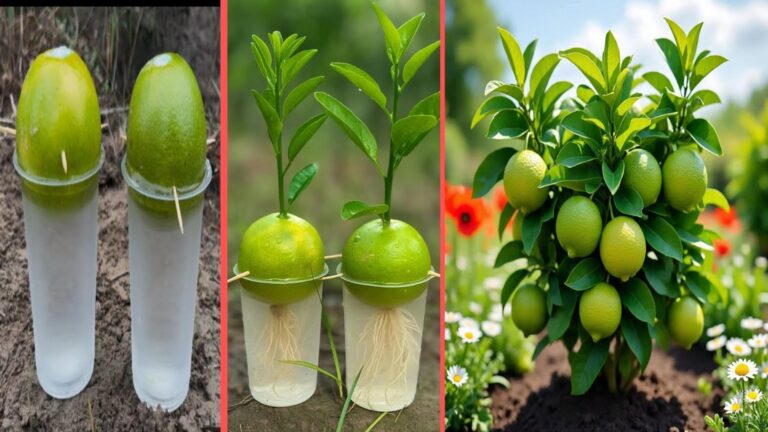 Questo semplice gesto trasforma un lime in una pianta rigogliosa… scopri come!